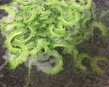 ゴーヤのキムチ和え ☆ 超簡単で苦くない作り方1写真