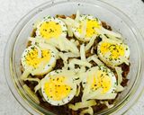 ハンバーグ？？と卵のオーブン焼き作り方6写真
