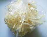 レンジで簡単♪洗い物なし♪ラップでもやし作り方1写真