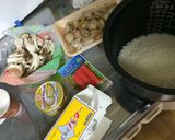 簡単!帆立バターの炊き込みご飯作り方1写真