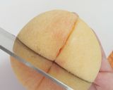 桃の簡単過ぎるむき方*美味しく綺麗にね♡作り方5写真