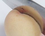 桃の簡単過ぎるむき方*美味しく綺麗にね♡作り方4写真