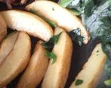 冷凍皮付ポテト＆ほうれん草のパワー炒め作り方3写真
