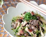 豚肉と豆苗の梅ポン炒め作り方5写真