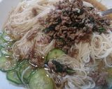 簡単♪きゅうりとすり胡麻たっぷりそうめん作り方8写真