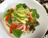 サーモンとアボカドのパスタ作り方7写真