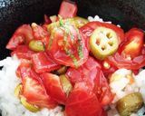 トマトとオクラのとろーりポン酢作り方5写真