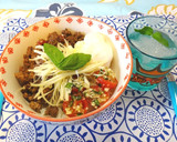 トマトとバジルのともだち丼♥7月20日♥作り方8写真