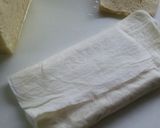 薄切り冷凍豆腐と青じそ巻き と梅入り作り方3写真