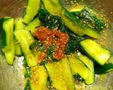 きゅうりの梅にんにく和え作り方5写真