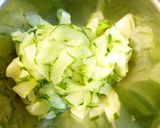 育った大きなきゅうり大量消費◆中華炒め作り方6写真