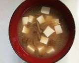 豆腐とナメコのみそ汁作り方2写真