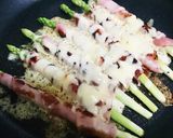 速攻おつまみ♪アスパラのWチーズグリル作り方5写真