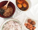 【深酒朝食】16穀粥とお供達作り方3写真