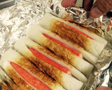 簡単☆竹輪とカニカマのタルタル焼き作り方3写真