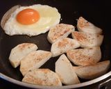 ✜月見☽焼き山芋✜目玉焼きのっけ♪作り方3写真