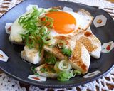 ✜月見☽焼き山芋✜目玉焼きのっけ♪作り方4写真