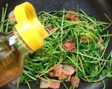 お弁当の隙間に♪簡単節約ベーコン豆苗炒め作り方5写真