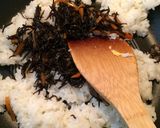 ランチに☆ヒジキ煮リメイクチャーハン☆作り方5写真
