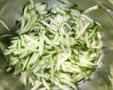 きゅうりともやしの胡麻酢和え作り方1写真