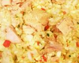 シーチキンドライカレーのエッグスラット作り方2写真