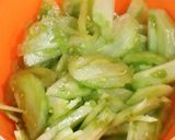 青トマトとミョウガの酢味噌和え☆祖母の味作り方2写真