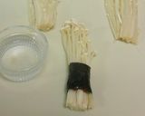 エノキのフライパン焼き♪梅＋でサッパリと作り方5写真