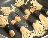 エノキのフライパン焼き♪梅＋でサッパリと作り方8写真