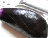 揚げ茄子の大葉味噌はさみ作り方3写真