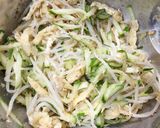 きゅうりともやしの胡麻酢和え作り方6写真