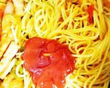 厚切りベーコンのナポリタン作り方5写真