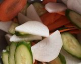 野菜のたっぷり浅漬け 夏のあれ始めました作り方3写真