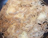 そうめんの長崎かた焼きそば風作り方3写真