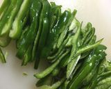 簡単！ピーマンのおかか和え作り方1写真