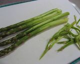 アスパラちくわのゴマ油炒め作り方1写真