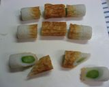 アスパラちくわのゴマ油炒め作り方3写真