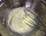 ホワイトチョコのもちケーキ❁作り方1写真