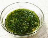 牛カルビステーキのパセリソース①和風味作り方2写真