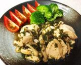 牛カルビステーキのパセリソース①和風味作り方4写真