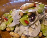 レンコンとお豆のさっぱりサラダ作り方4写真