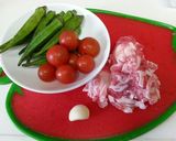 サッパリ！豚とオクラのトマト炒め作り方1写真