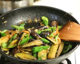 ●麻婆なす●肉なしで夏野菜消費！作り方3写真