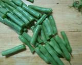 簡単！　いんげんと　えのきの　お吸い物♫作り方1写真