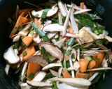 簡単！　ニラと　ごぼうの　炊き込みご飯♪作り方8写真