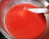すいかのゼリーと牛乳プリン作り方5写真