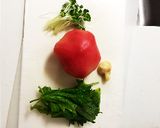 簡単！さっぱりトマトのっけ飯作り方1写真