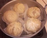 米粉でモッチモチ肉まん♬♫作り方5写真
