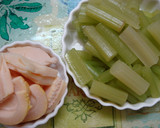 フキとタケノコと豚肉の炒め物作り方6写真
