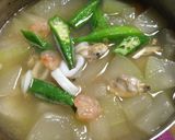 涼品♪シーフードミックス&冬瓜の冷煮物作り方6写真