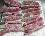 簡単★なすの肉巻きにんにく黒コショウ炒め作り方2写真